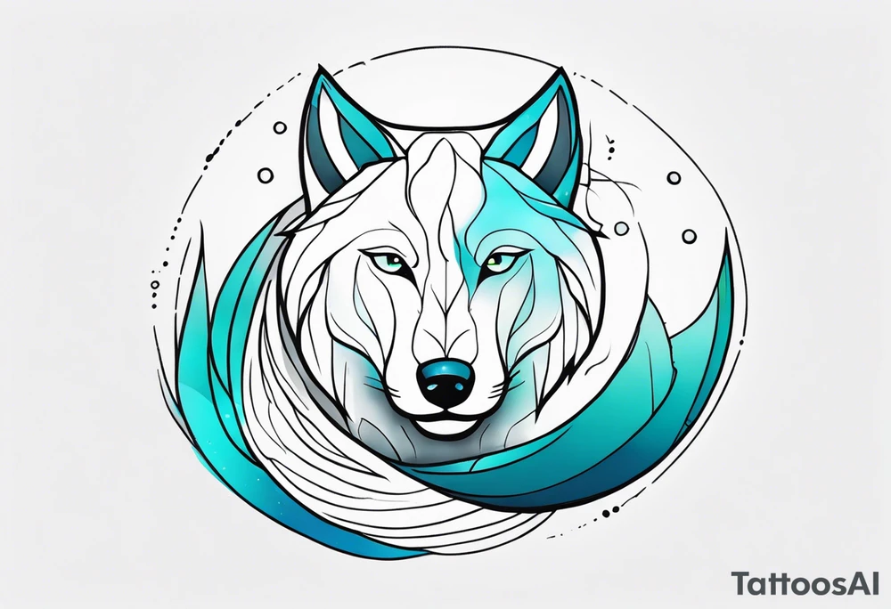 strength, pisces, small, nuanced, wolf, cute tattoo idea strength, pisces, small, nuanced, wolf, cute tattoo idea