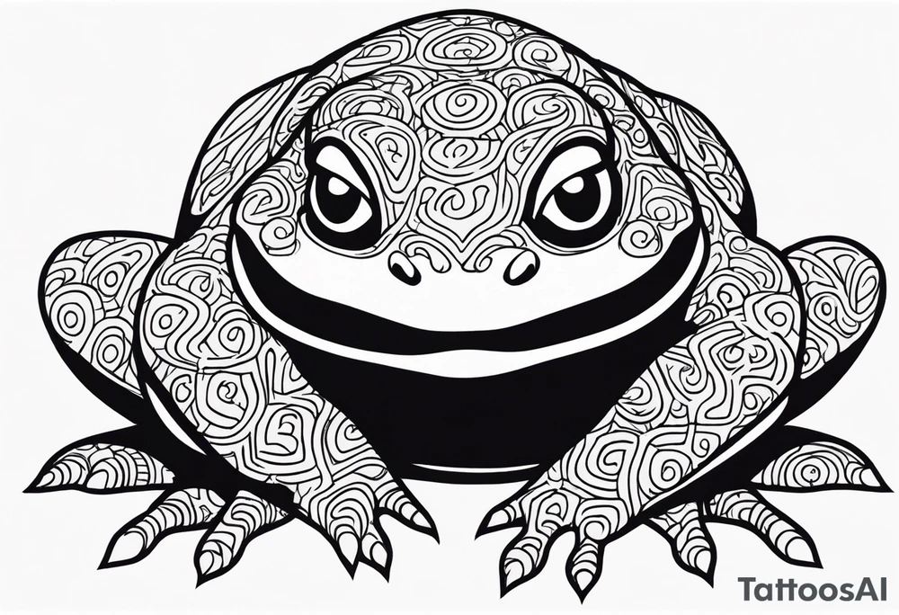 Jiraiya Naruto Gamakichi toad tattoo idea