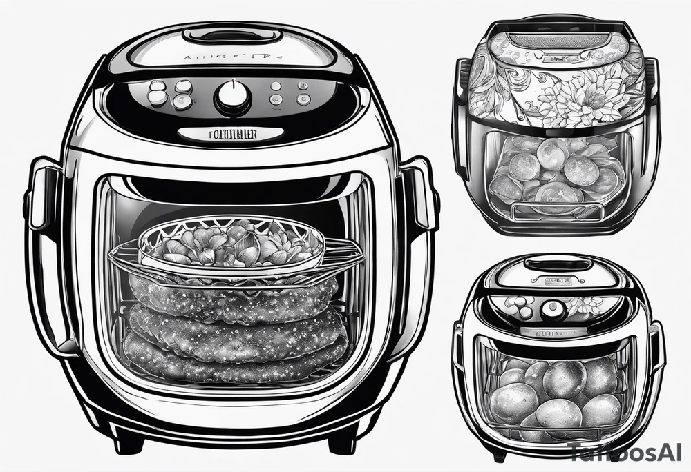 airfryer tattoo idea