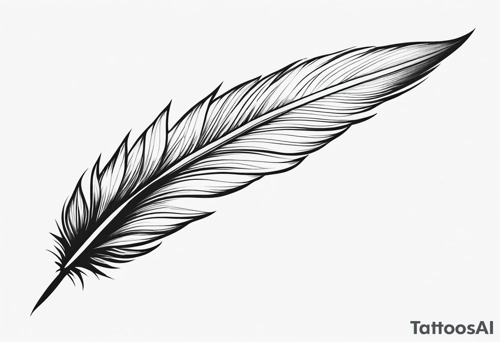 Feather Lightness tattoo idea