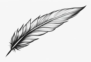 Feather Lightness tattoo idea