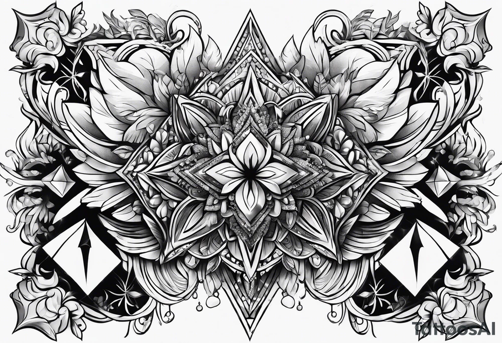 crystal tattoo idea
