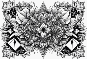 crystal tattoo idea