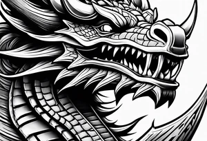 Dragon, shogun, star wars, army tattoo idea