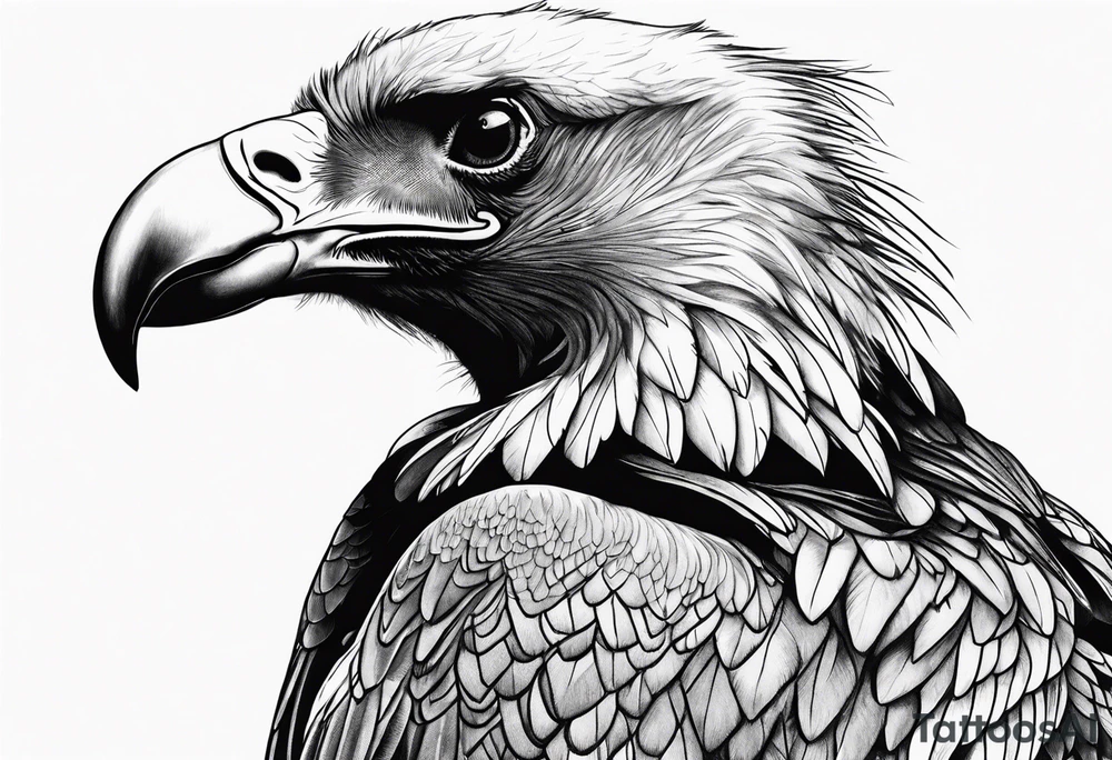 vulture tattoo idea