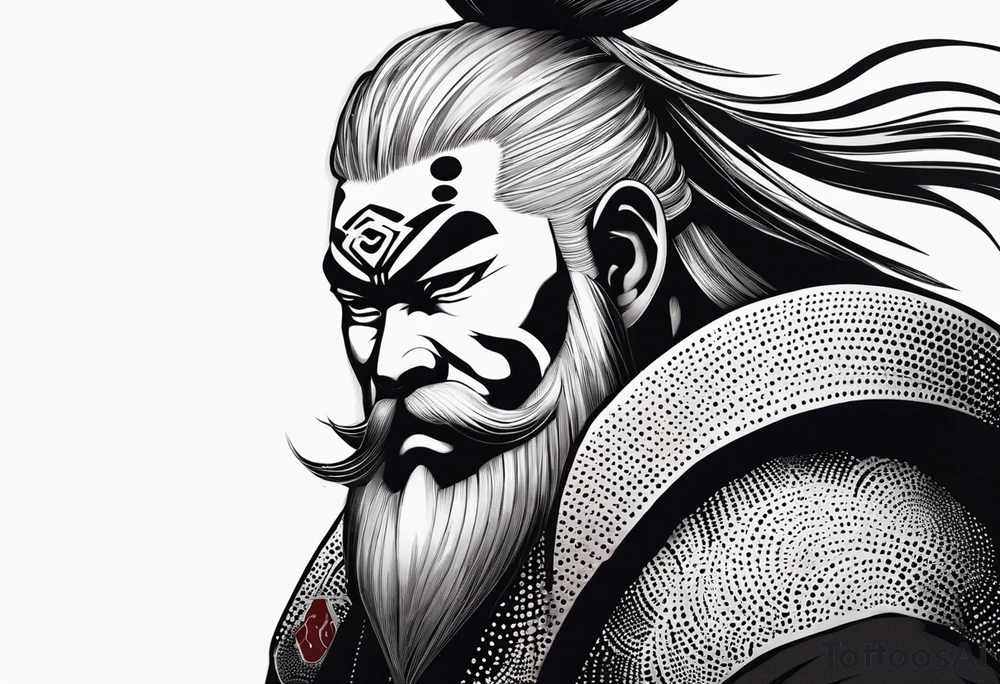 Jiraiya of the legendary sannin tattoo idea