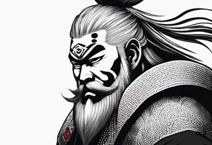 Jiraiya of the legendary sannin tattoo idea