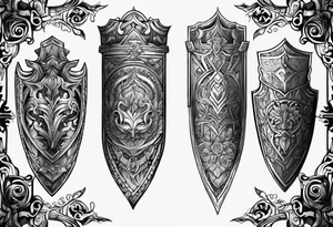greaves armor tattoo idea