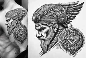 deus egípcio homem em forma de múmia tattoo idea