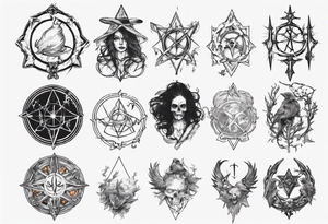 witch like a path of exile games tattoo idea
