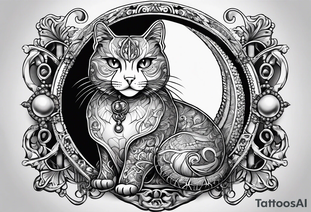 prayerbeads, cat, tattoo idea