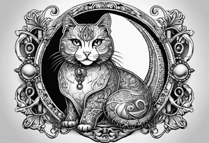 prayerbeads, cat, tattoo idea