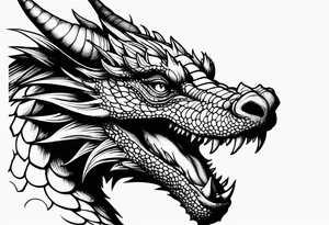 Small dragon tattoo idea