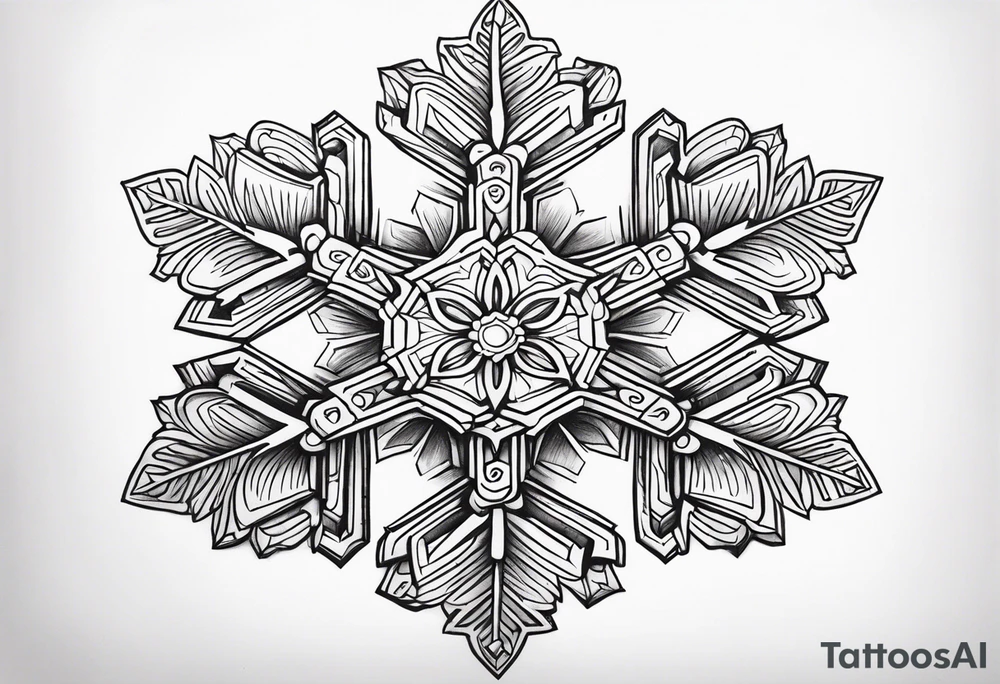 Snowflakes, small tattoo idea