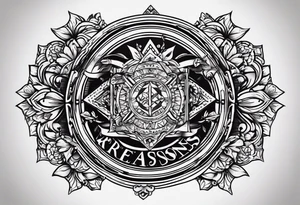 I want a tattoo that says “reasons to live, give reasons to die” tattoo idea