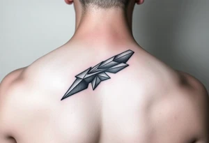 Realistic baby angle tattoo on left chest tattoo idea