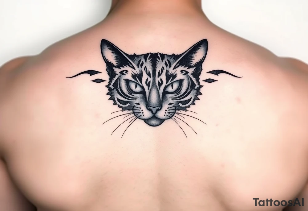 Black Cat tattoo idea