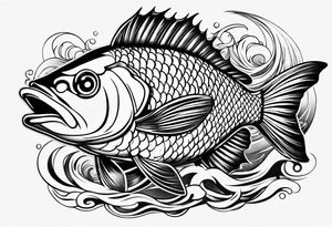traditional coyfish japanese tattoo idea