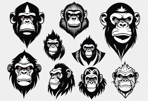 Great Ape tattoo idea