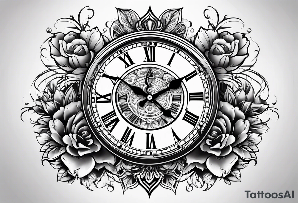 Clock tattoo idea
