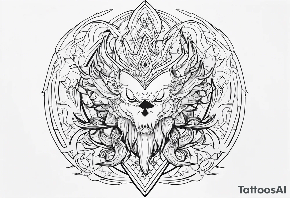 Ghostmane tattoo idea