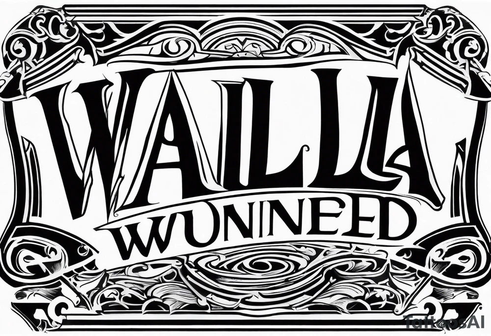 valhalla wounded tattoo idea