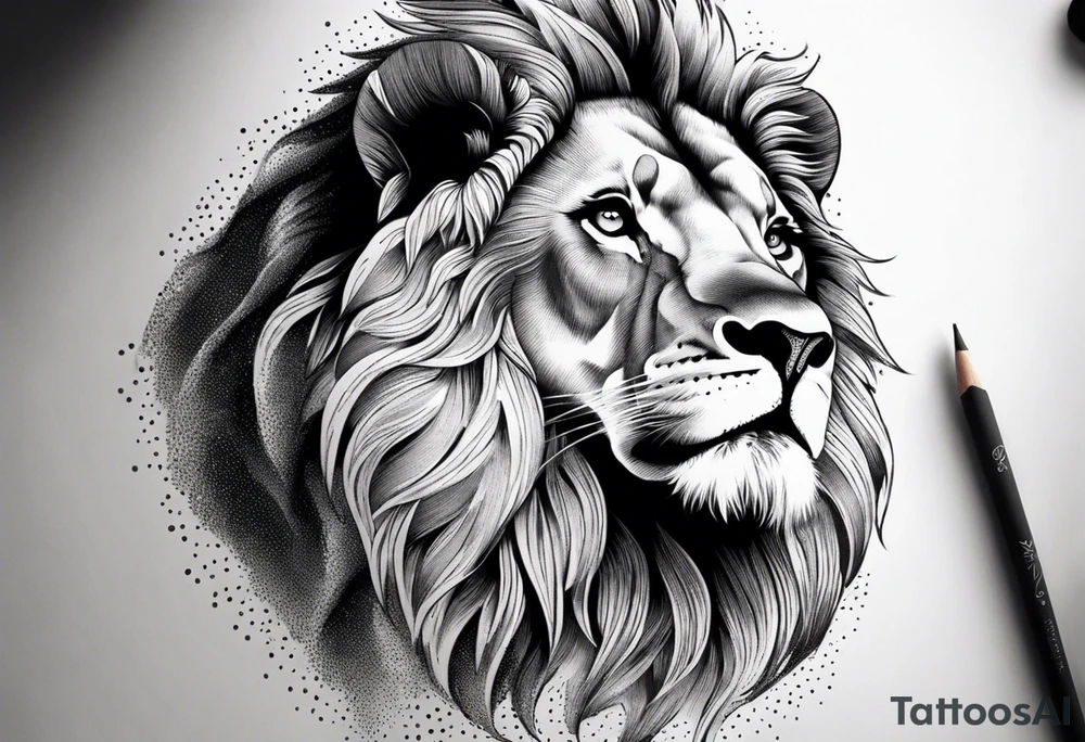 lion tattoo idea