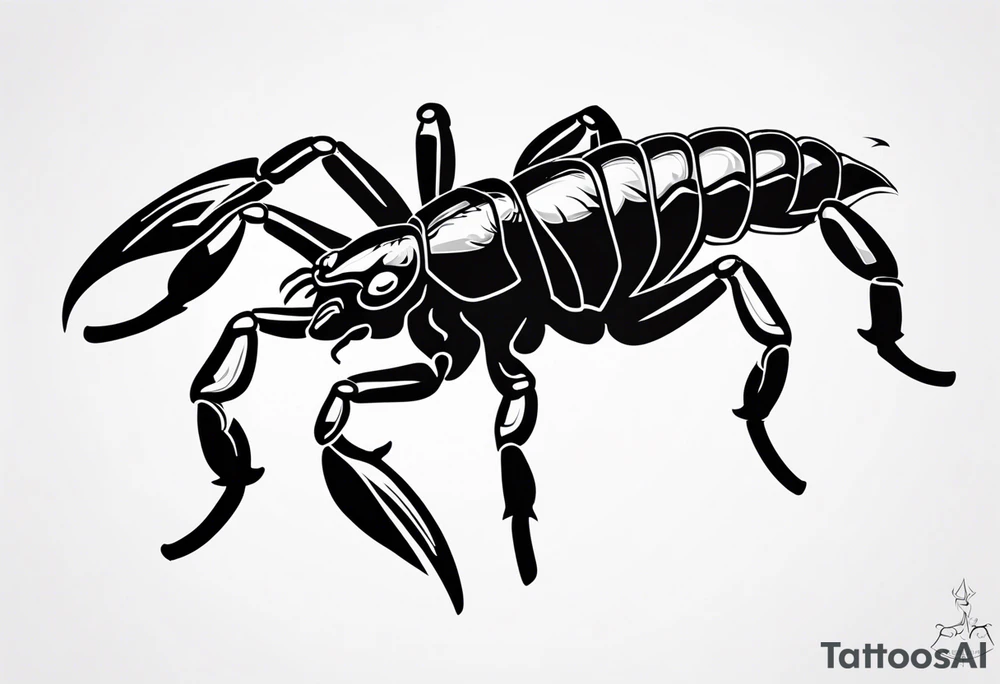 small Julia scorpion tattoo idea