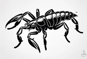 small Julia scorpion tattoo idea