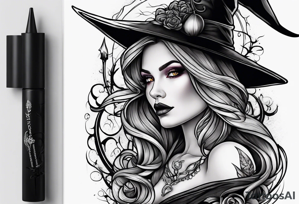 Witch tattoo idea