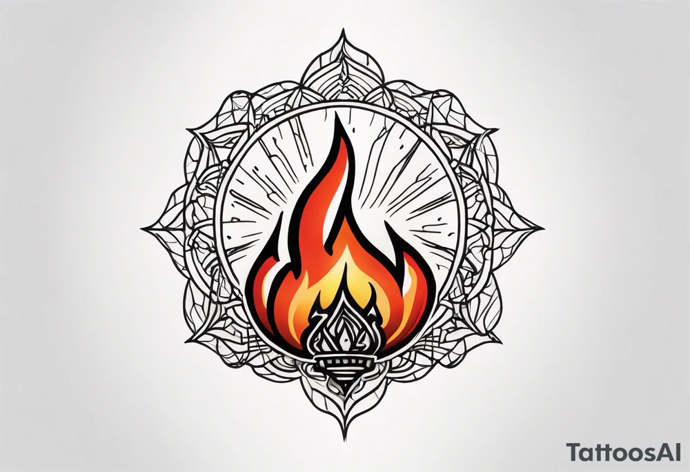 Leuchtturm Spinnennetz Feuer tattoo idea