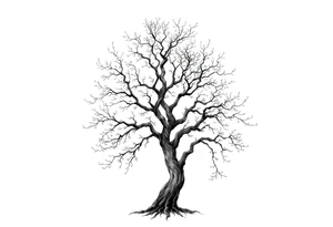 Bäume aus schattierungen tattoo idea