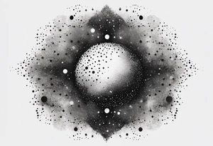world exploding tattoo idea