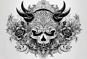Write the Sentence: "Don't deal with the devil" tattoo idea