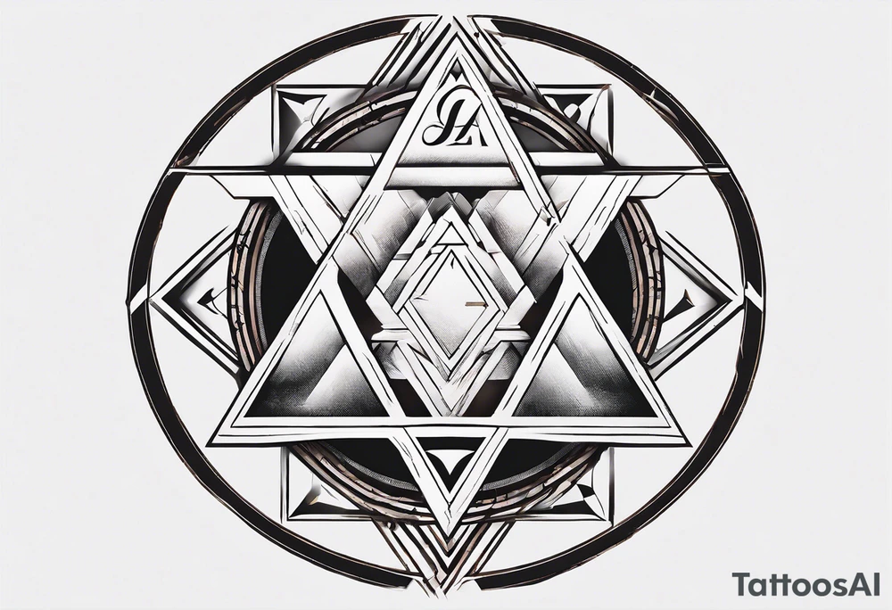 letter delta inside a chain circle, subtle, womanly, simplistic tattoo idea letter delta inside a chain circle, subtle, womanly, simplistic tattoo idea
