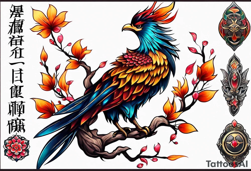 phoenix tattoo idea