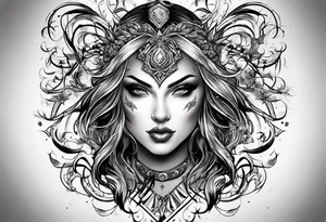 Lightning and thunder tattoo idea