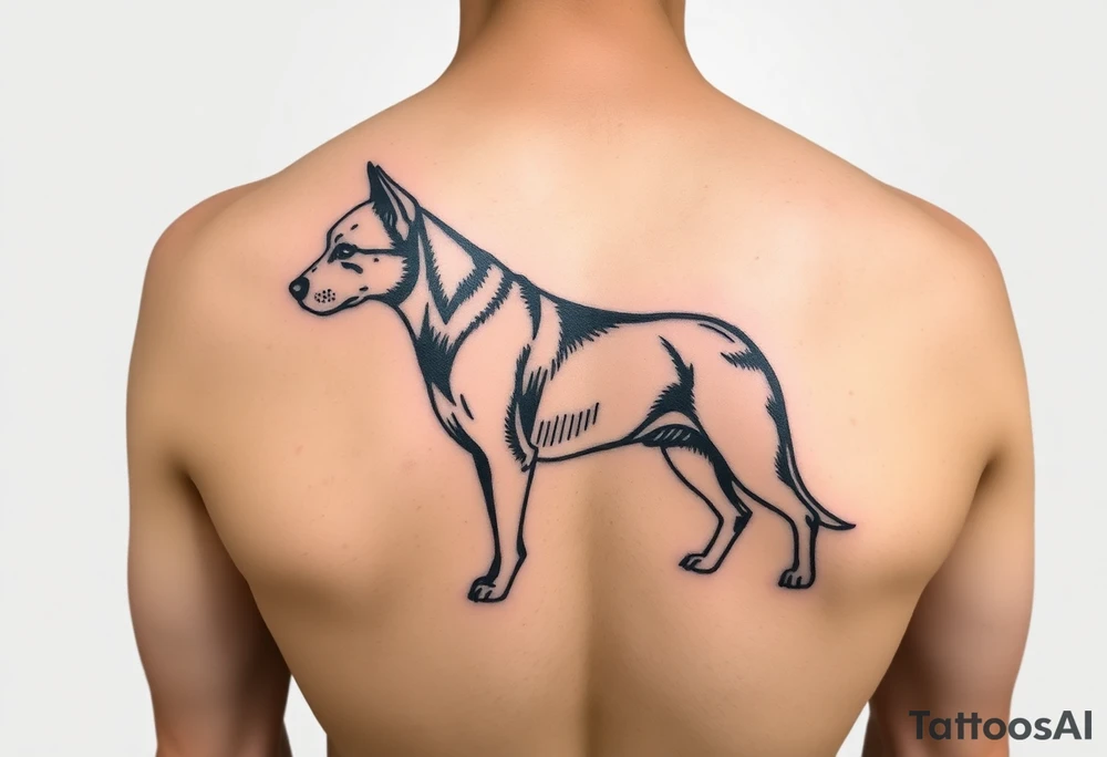 dog tattoo idea