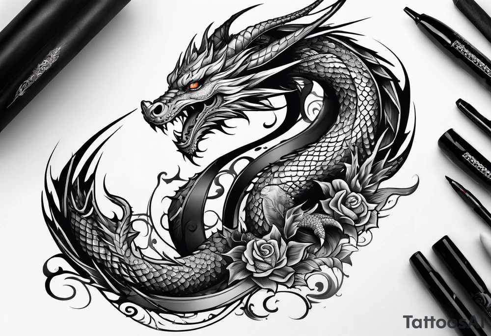dragons tattoo idea