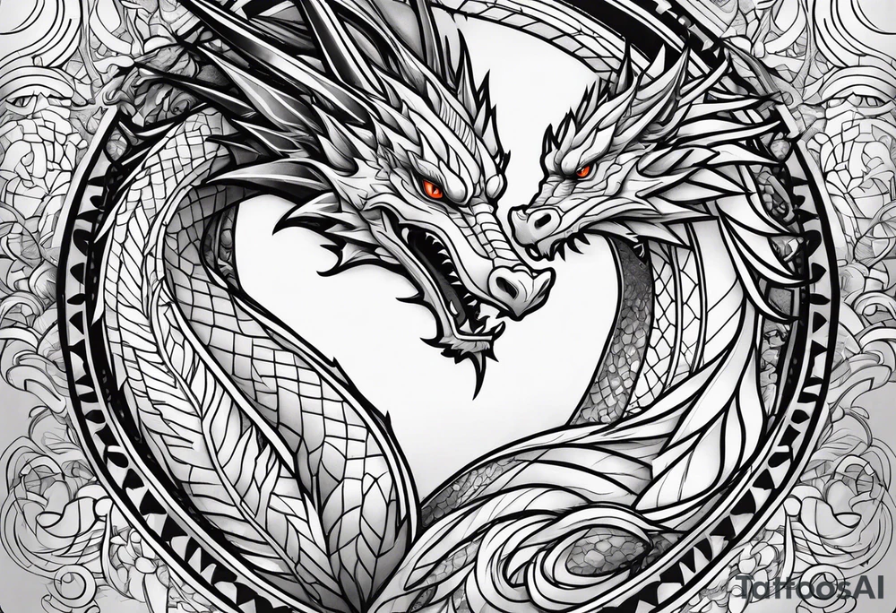 Dragon tattoo idea
