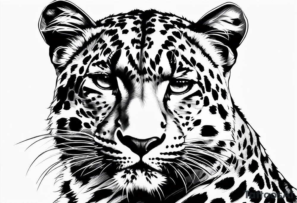 leopard tattoo idea
