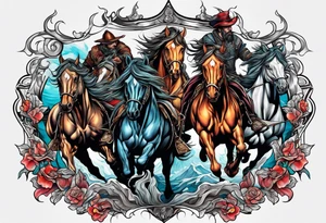 Four horsemen tattoo idea