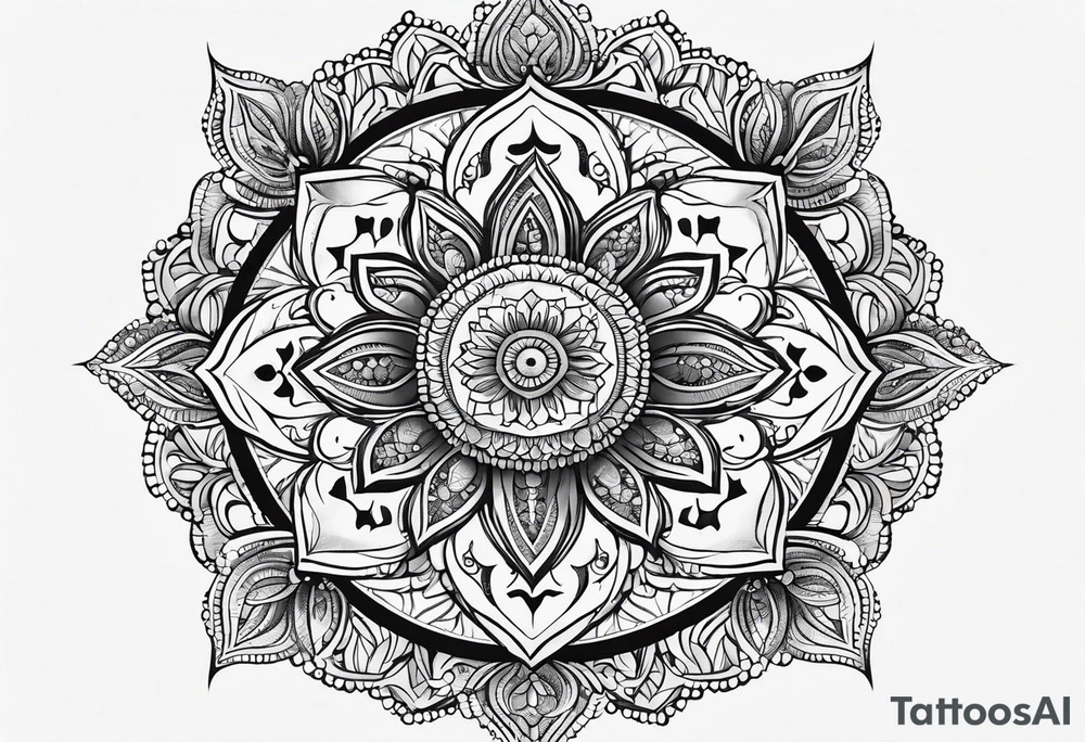 Mandala tattoo idea