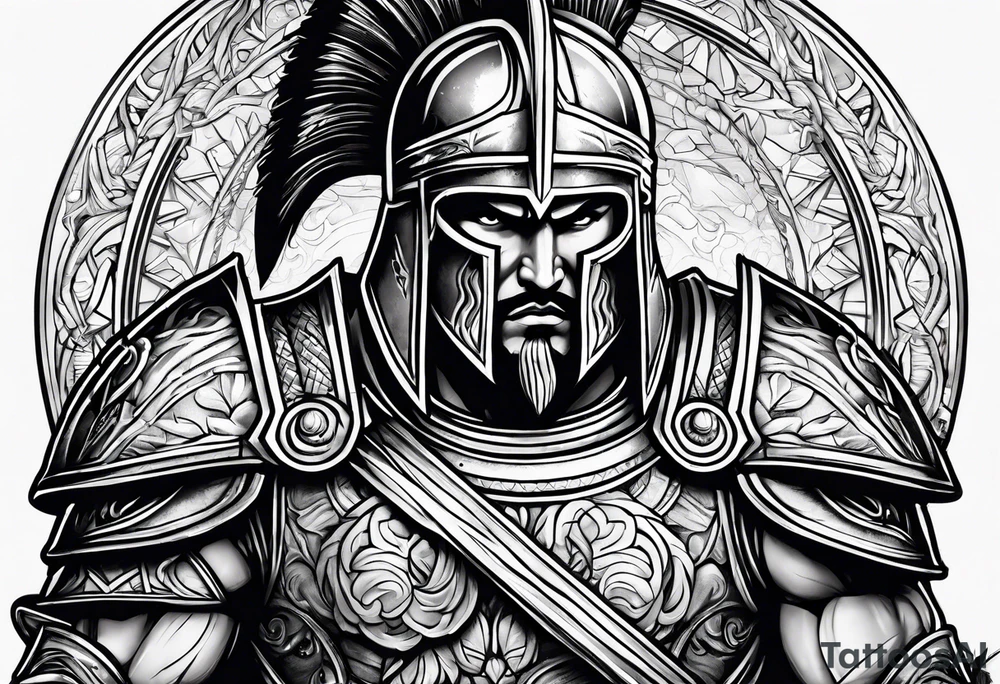 Spartan Warrior tattoo idea