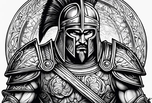 Spartan Warrior tattoo idea