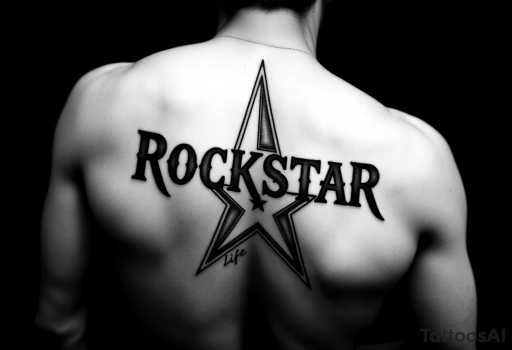 Rockstar 4life tattoo idea