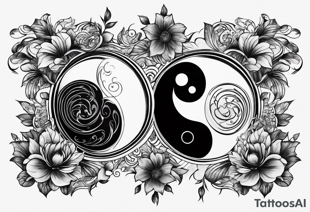Ying Yang tattoo idea