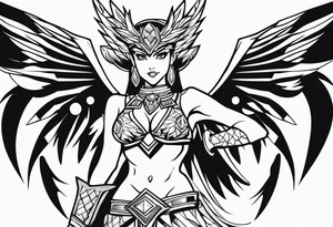 Harpies lady Yu-Gi-Oh! tattoo idea