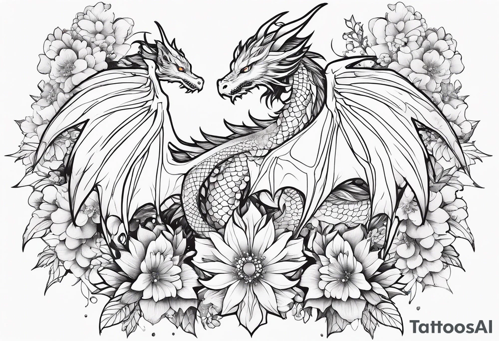 Constellation, wing , snow , cross , dragon female japan kawaii , flower tattoo idea
