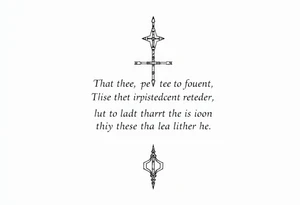 The Apostles Creed tattoo idea